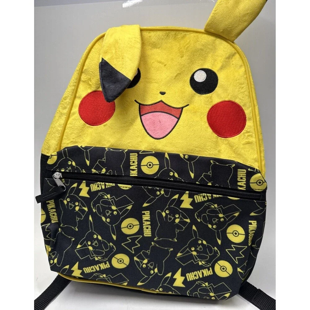 Pokemon  Pikachu School Backpack Book Bag Boys Girls 16